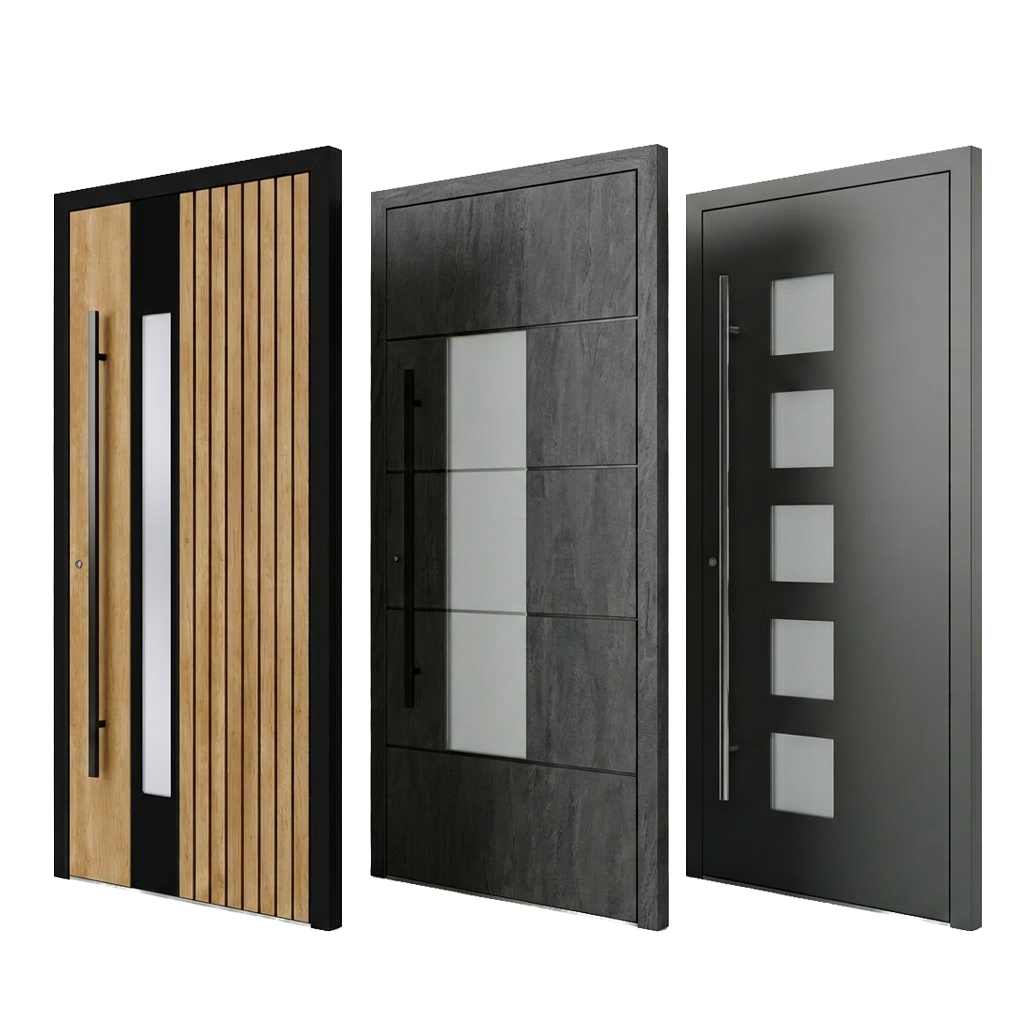 Haustueren Grn - Schnee-Fensterbau Haustueren Grn